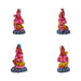 Arupadai Veedu Clay Golu Bommai Set - 10 x 6 Inches | Giri Golu Doll/ Navaratri Golu Bomma/Gombe/Bommai - Clay Kolu Bommai