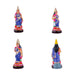 Arupadai Veedu Clay Golu Bommai Set - 10 x 6 Inches | Giri Golu Doll/ Navaratri Golu Bomma/Gombe/Bommai - Clay Kolu Bommai