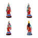 Arupadai Veedu Clay Golu Bommai Set - 10 x 6 Inches | Giri Golu Doll/ Navaratri Golu Bomma/Gombe/Bommai - Clay Kolu Bommai