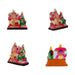 Arupadai Veedu Clay Golu Bommai Set - 10 x 6 Inches | Giri Golu Doll/ Navaratri Golu Bomma/Gombe/Bommai - Clay Kolu Bommai