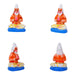 Dakshinamurti Clay Golu Bommai Set - 11 x 5.5 Inches | Giri Golu Doll/ Navaratri Golu Bomma/Gombe/Bommai - Clay Kolu Bommai