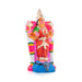 Kanaga Durgai Clay Golu Bommai - 8 x 6.5 Inches | Giri Golu Doll/ Navaratri Golu Bomma/Gombe/Bommai - Clay Kolu Bommai