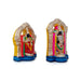 Perumal Thayar Clay Golu Bommai Pair - 8 x 4.5 Inches | Giri Golu Doll/ Navaratri Golu Bomma/Gombe/Bommai - Clay Kolu Bommai