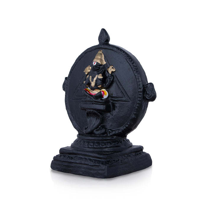 Chakrathazhwar Clay Golu Bommai - 9 x 7 Inches | Giri Golu Doll/ Navaratri Golu Bomma/Gombe/Bommai