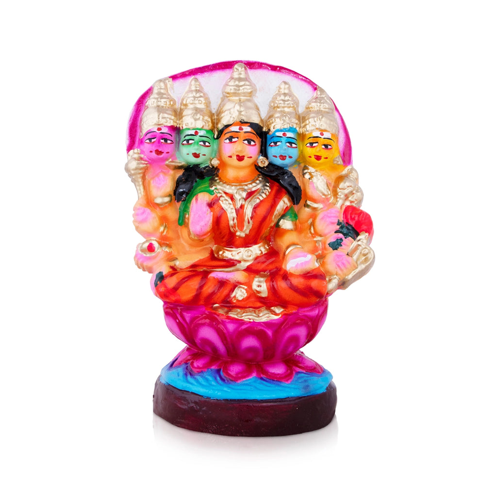 Gayathri Clay Golu Bommai - 8 x 5 Inches | Giri Golu Doll/ Navaratri Golu Bomma/Gombe/Bommai