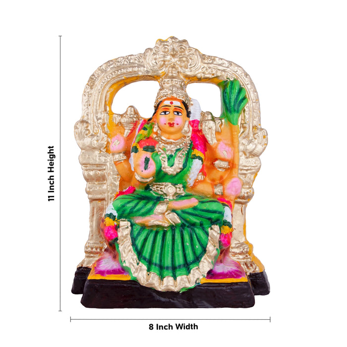 Kamakshi Clay Golu Bommai - 11 x 8 Inches | Giri Golu Doll/ Navaratri Golu Bomma/Gombe/Bommai