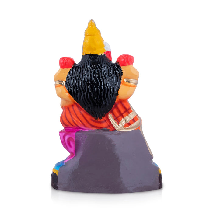 Lakshmi Clay Golu Bommai - 12 x 7 Inches | Giri Golu Doll/ Navaratri Golu Bomma/Gombe/Bommai