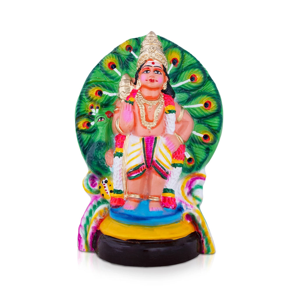 Murugar Paper Mache Golu Bommai - 11 x 7 Inches | Giri Golu Doll/ Navaratri Golu Bomma/Gombe/Bommai