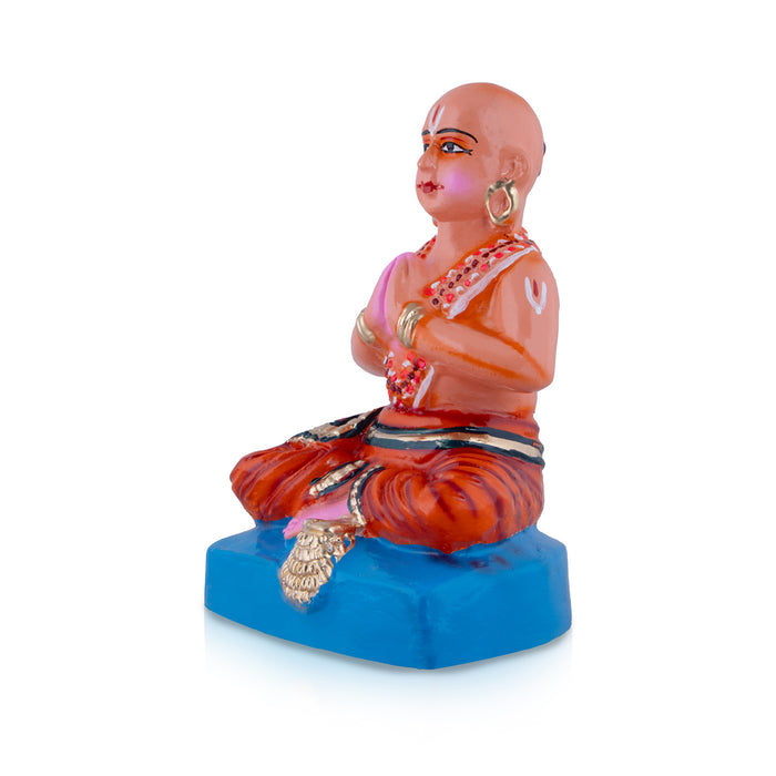 Ramanujacharya Paper Mache Golu Bommai - 8 x 5.5 Inches | Giri Golu Doll/ Navaratri Golu Bomma/Gombe/Bommai