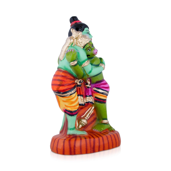 Ram Hanuman Paper Mache Golu Bommai - 11 x 6 Inches | Giri Golu Doll/ Navaratri Golu Bomma/Gombe/Bommai - Paper Mache Kolu Bommai