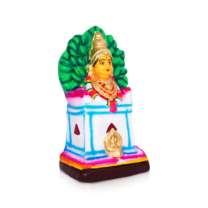 Tulasi Devi Clay Golu Bommai - 9.5 x 5.2 Inches | Giri Golu Doll/ Navaratri Golu Bomma/ Bommalu/ Gombe