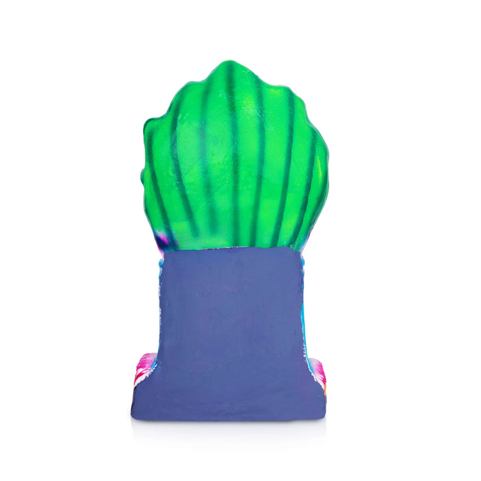 Tulasi Devi Clay Golu Bommai - 9.5 x 5.2 Inches | Giri Golu Doll/ Navaratri Golu Bomma/ Bommalu/ Gombe