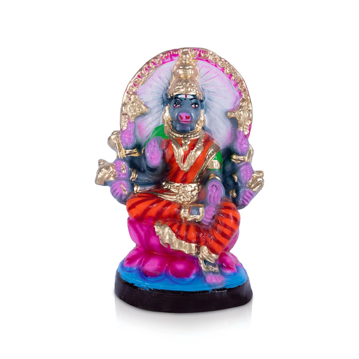 Varahi Clay Golu Bommai - 7.5 x 5.5 Inches | Giri Golu Doll/ Navaratri Golu Bomma/ Dasara Doll/ Gombe