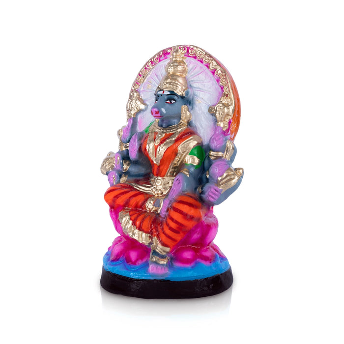 Varahi Clay Golu Bommai - 7.5 x 5.5 Inches | Giri Golu Doll/ Navaratri Golu Bomma/ Dasara Doll/ Gombe