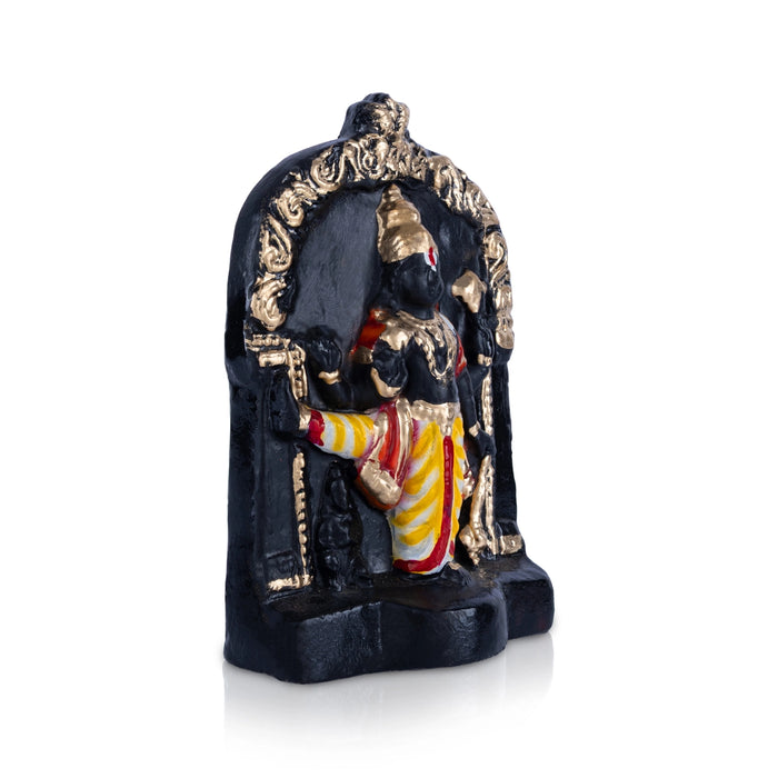 Ulagalanda Perumal Clay Golu Bommai - 7.5 x 4.8 Inches | Giri Golu Doll/ Navaratri Golu Bomma/ Dasara Doll