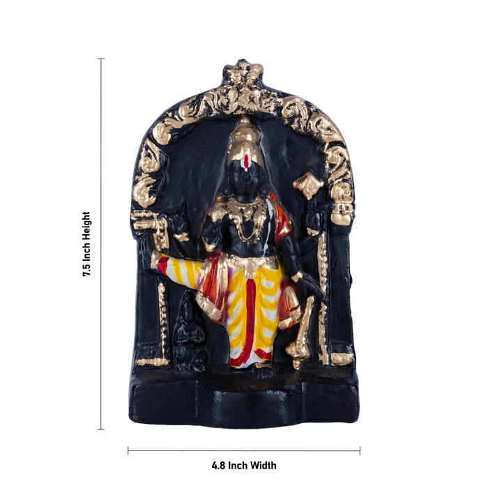 Ulagalanda Perumal Clay Golu Bommai - 7.5 x 4.8 Inches | Giri Golu Doll/ Navaratri Golu Bomma/ Dasara Doll