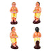 Kamakshi Vilakku Poojai Clay Golu Bommai Set - 10 x 5.5 Inches | Giri Golu Doll/ Navaratri Golu Bomma/Gombe/Bommai - Clay Kolu Bommai