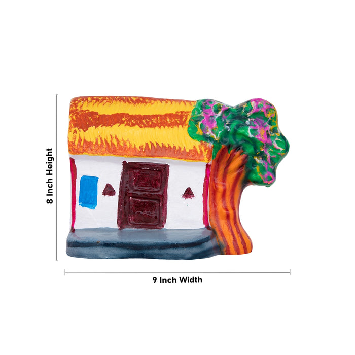 Boom Boom Madu Clay Golu Bommai Set - 8 x 9 Inches | Giri Golu Doll/ Navaratri Golu Bomma/Gombe/Bommai - Clay Kolu Bommai