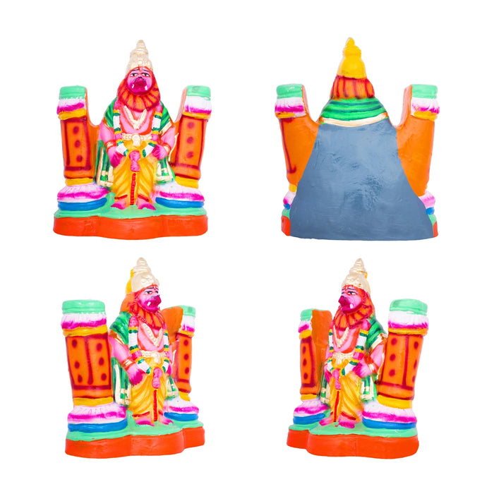 Prahlada Clay Golu Bommai Set - 9 x 7 Inches | Giri Golu Doll/ Navaratri Golu Bomma/Gombe/Bommai - Clay Kolu Bommai