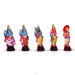 Dasavatharam Clay Golu Bommai Set - 6 x 3.5 Inches | Giri Golu Doll/ Navaratri Golu Bomma/Gombe/Bommai - Clay Kolu Bommai