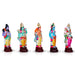 Dasavatharam Clay Golu Bommai Set - 6 x 3.5 Inches | Giri Golu Doll/ Navaratri Golu Bomma/Gombe/Bommai - Clay Kolu Bommai