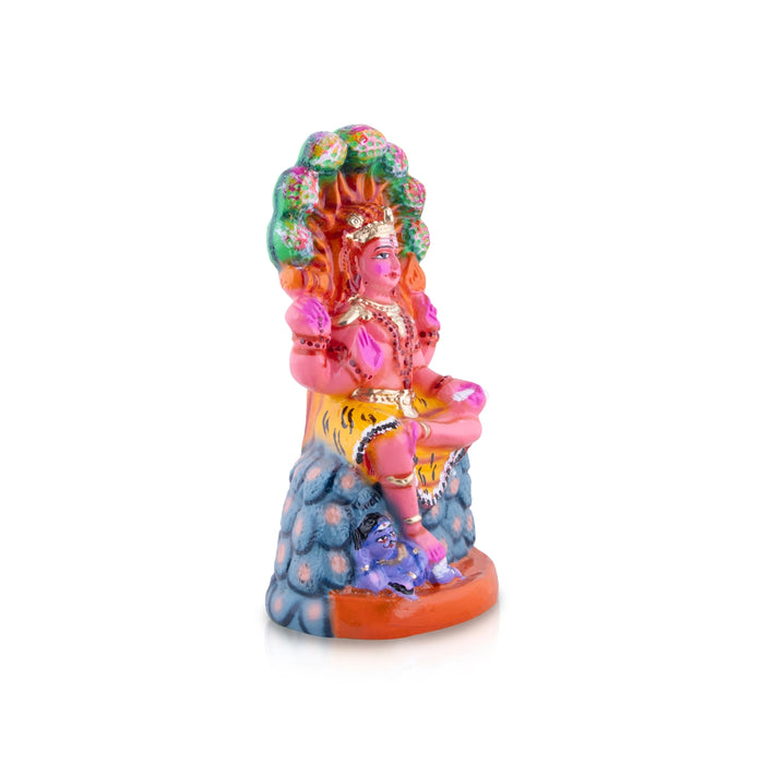 Dakshinamoorthy Paper Mache Golu Bommai - 12 x 6 Inches | Giri Golu Doll/ Navaratri Golu Bomma/Gombe/Bommai