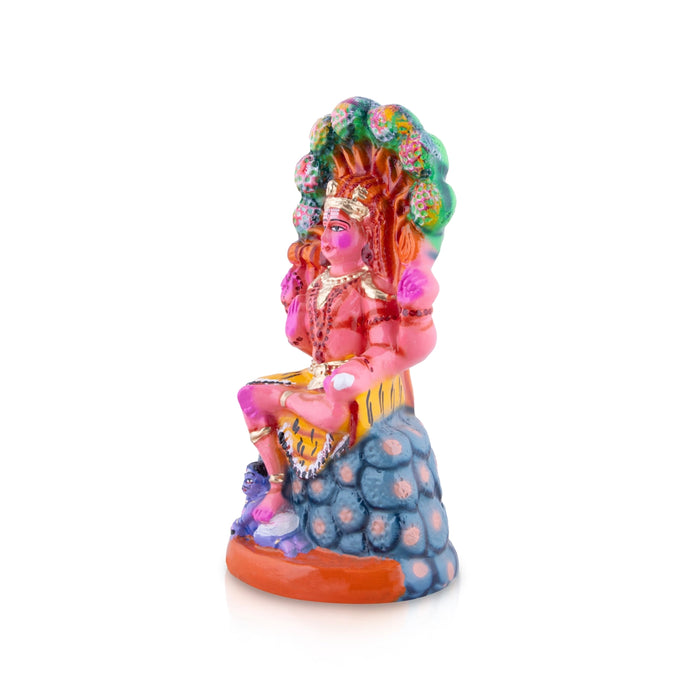 Dakshinamoorthy Paper Mache Golu Bommai - 12 x 6 Inches | Giri Golu Doll/ Navaratri Golu Bomma/Gombe/Bommai