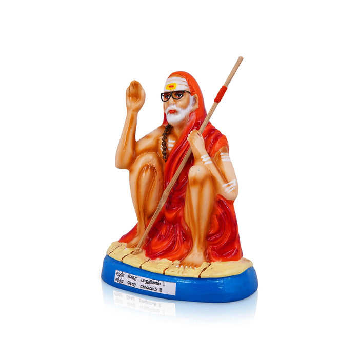 Kanchi Maha Periyava Paper Mache Golu Bommai - 8 x 5 Inches | Giri Golu Doll/Navaratri Golu Bomma/Gombe/Bommai - Paper Mache Kolu Bommai