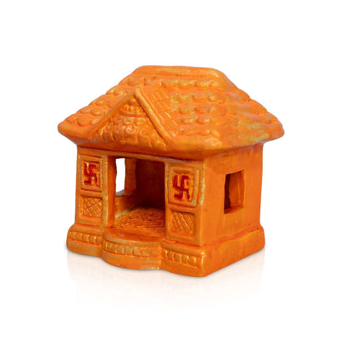 House Golu Bommai - 4.5 x 4 Inches | Clay Golu Doll / Navaratri Golu Bomma /Gombe /Bommai - Clay Kolu Bommai