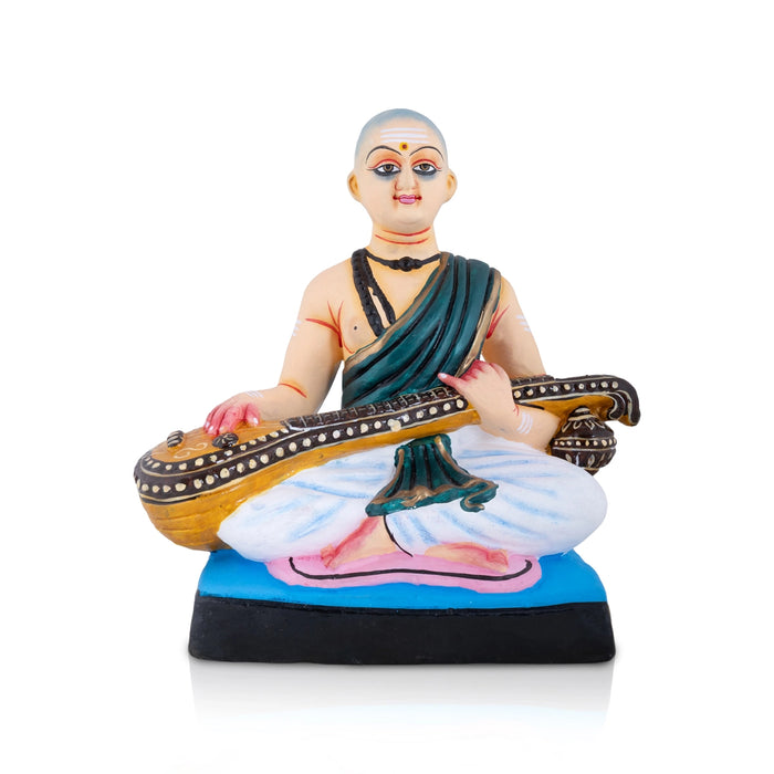 Muthuswami Dikshitar Clay Golu Bommai - 12 x 10 Inches | Giri Golu Doll/ Navaratri Golu Bomma/ Dasara Doll