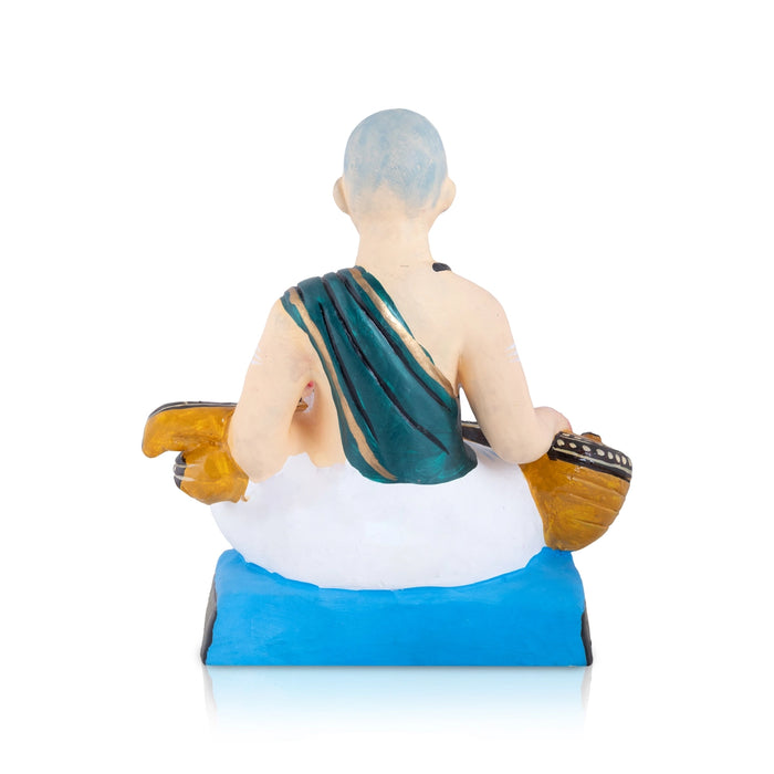 Muthuswami Dikshitar Clay Golu Bommai - 12 x 10 Inches | Giri Golu Doll/ Navaratri Golu Bomma/ Dasara Doll