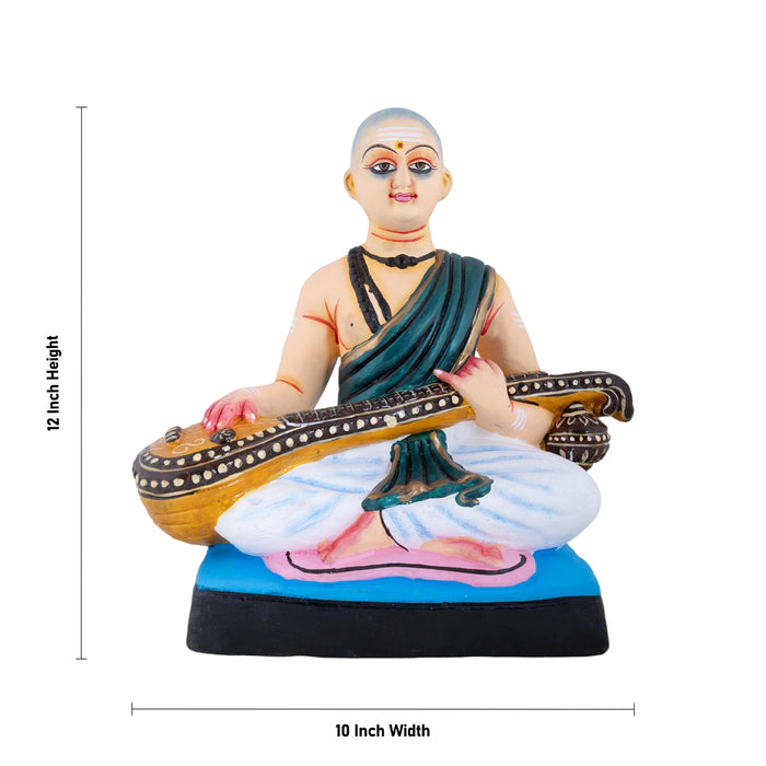 Muthuswami Dikshitar Clay Golu Bommai - 12 x 10 Inches | Giri Golu Doll/ Navaratri Golu Bomma/ Dasara Doll