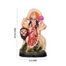 Durga Idol Clay Golu Bommai - 10.5 x 6 Inches | Giri Golu Doll/ Navaratri Golu Bomma/ Gombe/ Bommai - Clay Kolu Bommai