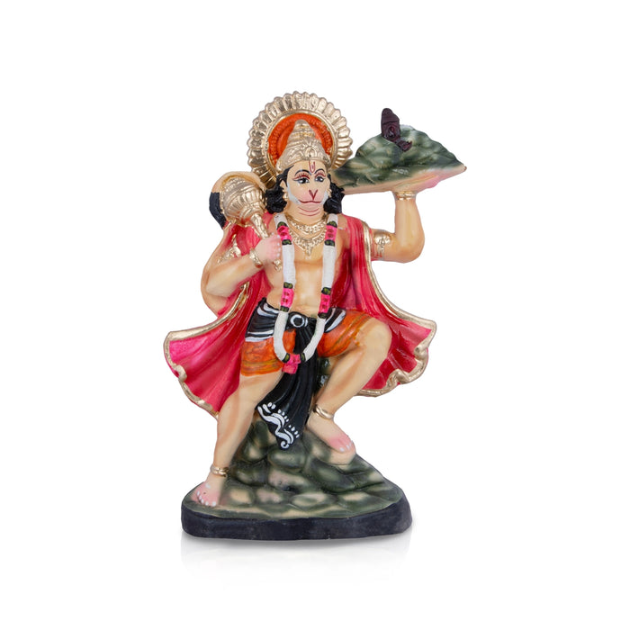 Sanjeevani Hanuman Clay Golu Bommai - 14 x 10 Inches | Giri Golu Doll/ Navaratri Golu Bomma/Gombe/Bommai