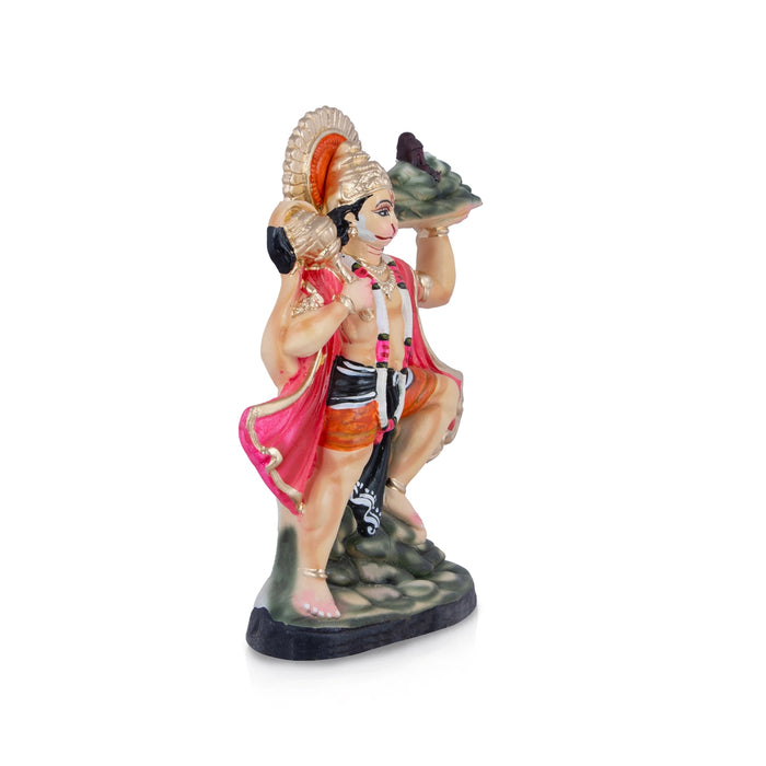 Sanjeevani Hanuman Clay Golu Bommai - 14 x 10 Inches | Giri Golu Doll/ Navaratri Golu Bomma/Gombe/Bommai