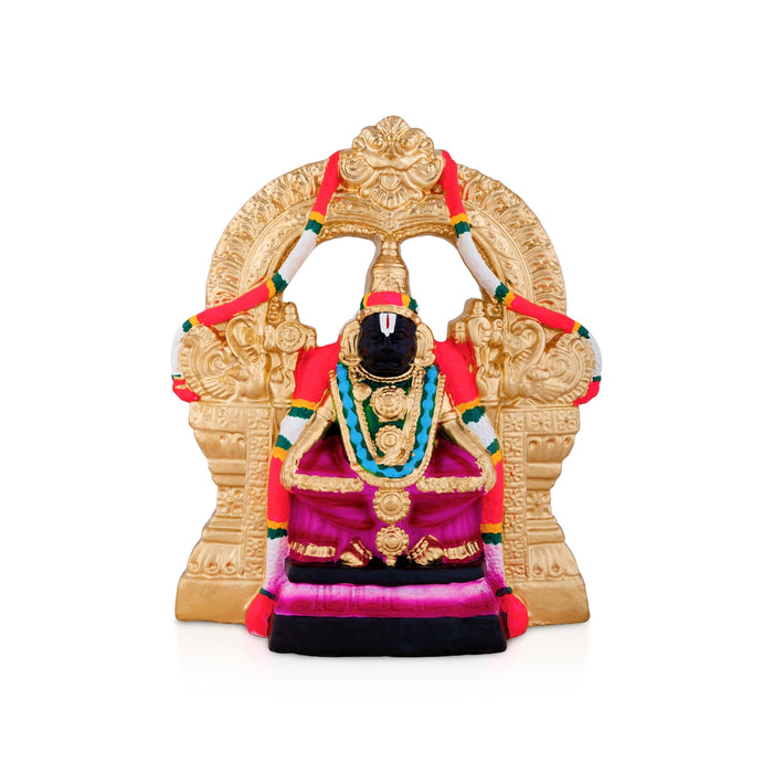 Solingar Clay Golu Bommai Set - 12 x 11.5 Inches | Giri Golu Doll/ Navaratri Kolu Bomma/ Dasara Doll