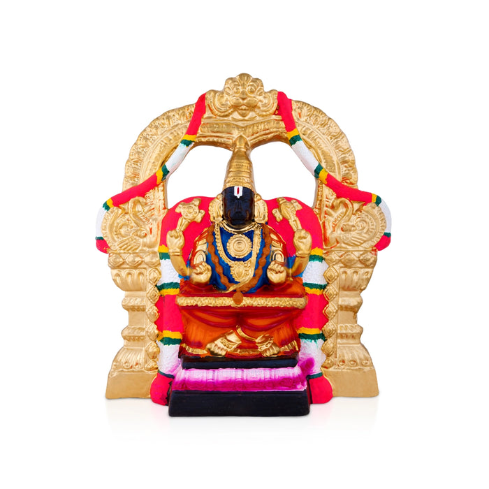 Solingar Clay Golu Bommai Set - 12 x 11.5 Inches | Giri Golu Doll/ Navaratri Kolu Bomma/ Dasara Doll