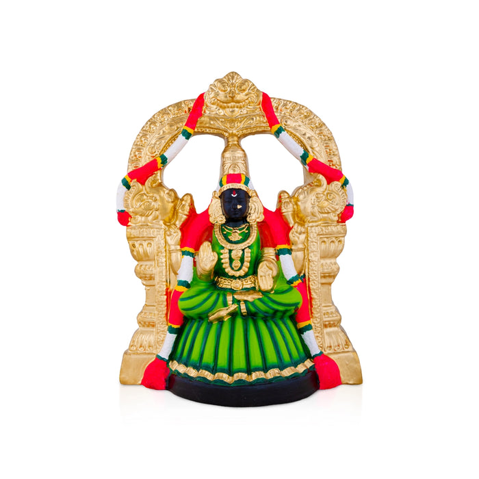 Solingar Clay Golu Bommai Set - 12 x 11.5 Inches | Giri Golu Doll/ Navaratri Kolu Bomma/ Dasara Doll