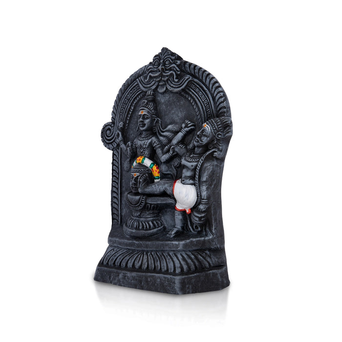 Kannappa Nayanar Clay Golu Bommai - 9 X 6.5 Inches | Giri Golu Doll/ Navaratri Golu Bomma/ Gombe/ Bommai - Clay Kolu Bommai