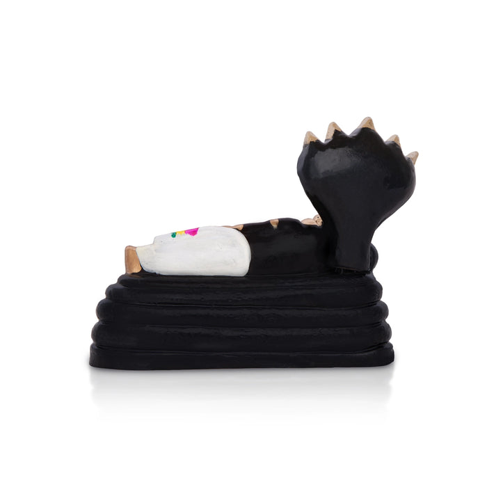 Sri Ranganathar Statue Clay Golu Bommai - 7 X 8 Inches | Giri Golu Doll/ Navaratri Golu Bomma/ Gombe/ Bommai - Clay Kolu Bommai