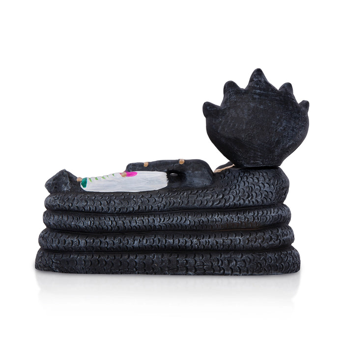 Sri Ranganathar Statue Clay Golu Bommai - 7 X 9 Inches | Giri Golu Doll/ Navaratri Golu Bomma/ Gombe/ Bommai - Clay Kolu Bommai