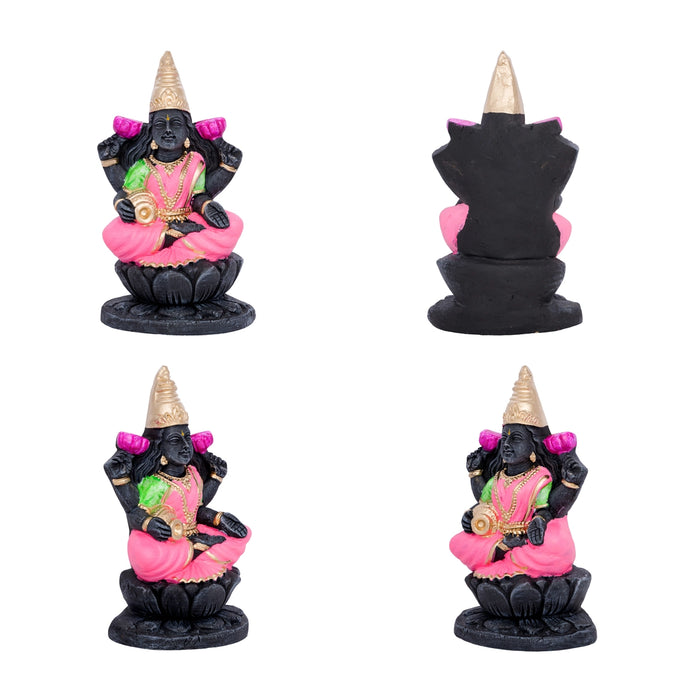 Ashtalakshmi Idol Clay Golu Bommai Set - 6 X 4 Inches | Giri Golu Doll/ Navaratri Golu Bomma/ Gombe/ Bommai - Clay Kolu Bommai