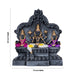Vishnu Sridevi Bhudevi Clay Golu Bommai - 8.5 X 7.5 Inches | Giri Golu Doll/Navaratri Golu Bomma/Gombe/ Bommai - Clay Kolu Bommai