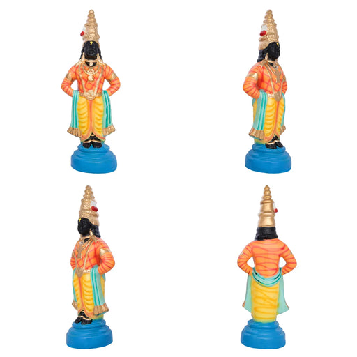 Vittal Rukmini Clay Golu Bommai Set - 12 inches / Golu Doll / Navaratri kolu Bomma / Gombe / Bommalu - Clay Kolu Bommai