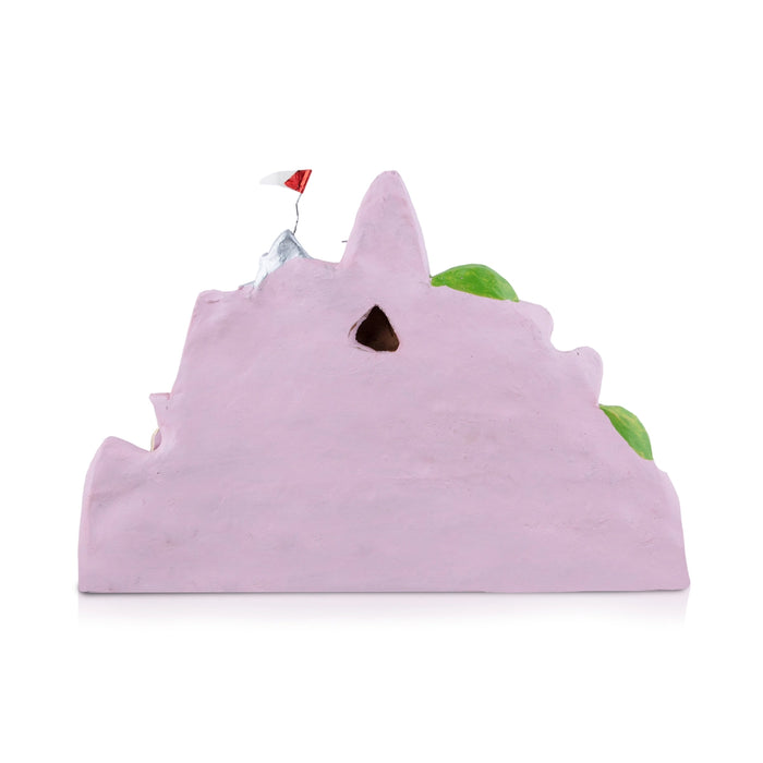 Trimurti Brahma, Vishnu, Mahesh Clay Golu Bommai - 8 x 11 Inches | Giri Golu Doll/ Navaratri Golu Bomma/Gombe/Bommai - Clay Kolu Bommai