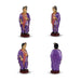 Ponniyin Selvan Clay Golu Bommai Set - 9 x 4.5 Inches | Giri Golu Doll/ Navaratri Golu Bomma/Gombe/Bommai - Clay Kolu Bommai