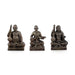 Sangeetha Mummoorthigal Clay Golu Bommai Set - 6 x 4 Inches | Giri Golu Doll/ Navaratri Golu Bomma/Gombe/Bommai - Clay Kolu Bommai