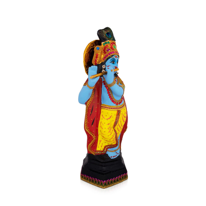 Krishnan Statue - 22 Inches | Giri Golu Doll/ Fibre Statue/ Krishna Alankaram/ Navarathri Doll