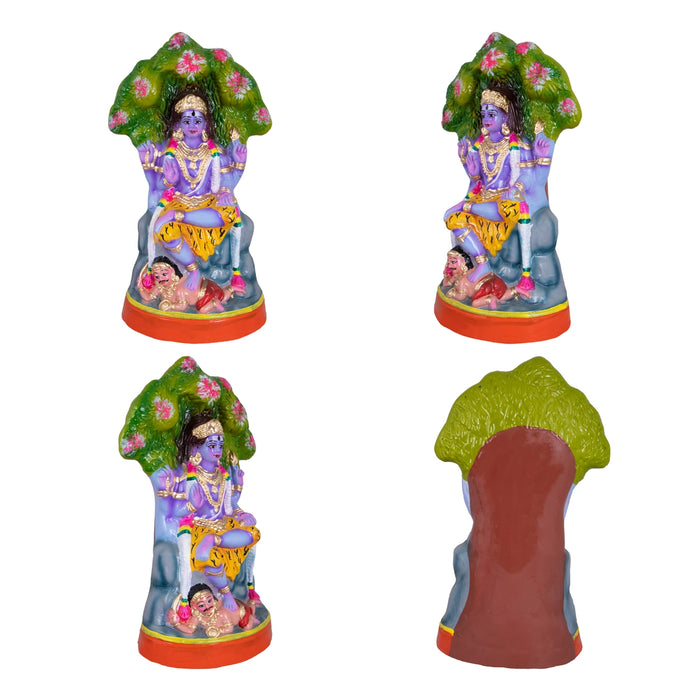 Dakshinamurthy Paper Mache Golu Bommai Set - 14 x 8 Inches | Giri Golu Doll/ Navaratri Golu Bomma/Gombe/Bommai