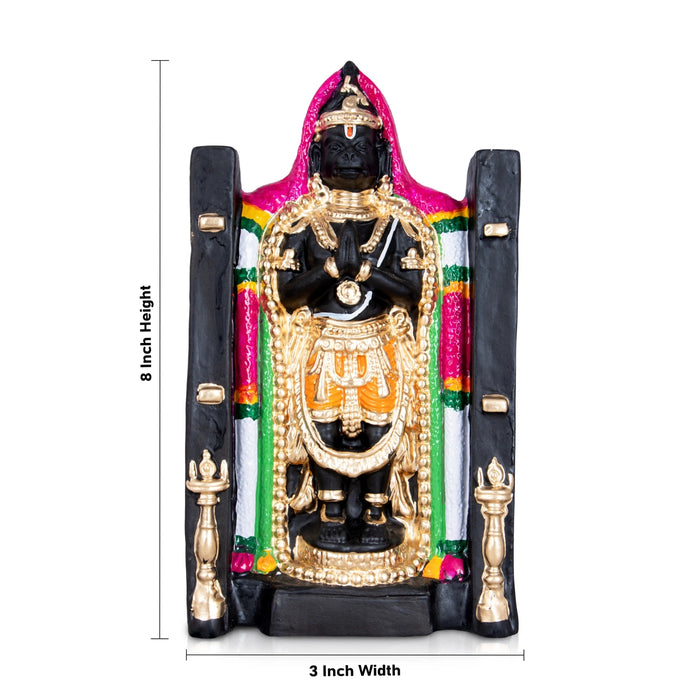 Namakkal Hanuman Paper Mache Golu Bommai - 8 x 3 Inches | Giri Golu Doll/ Navaratri Golu Bomma/Gombe/Bommai